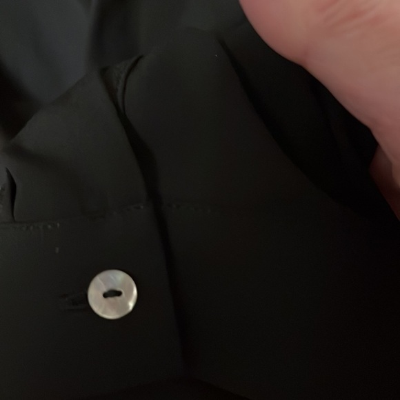 Liz Claiborne black blouse with lace. Size XXL - Picture 4 of 9